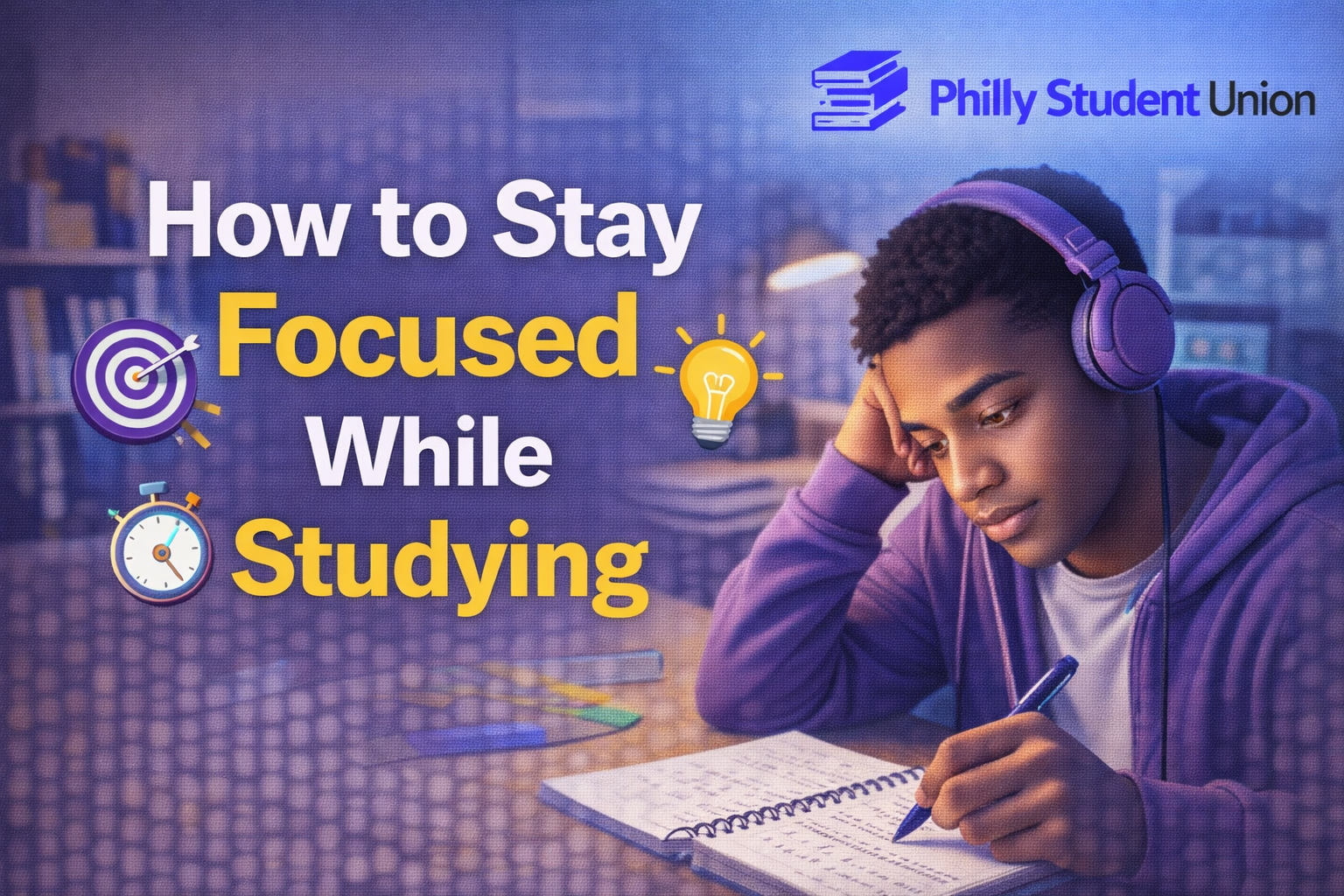 how to stay focused while studying